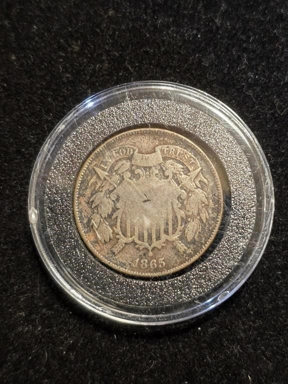 1865 Two Cent Piece