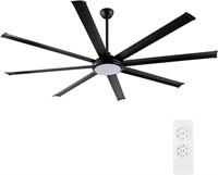 Wingbo 80" Ceiling Fan With Lights And Remote Cont