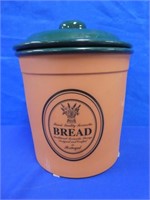 Terra Cotta Bread Storage Canister