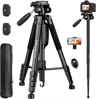 Tripod for Camera  72 Tall Camera Tripod with Remo