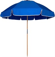 AMMSUN 7.5ft Heavy Duty HIGH Wind Beach Umbrella C