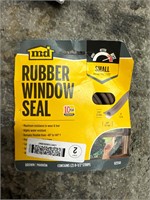 Rubber window seal