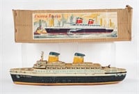 Yonezawa, Tin Litho United States Ocean Liner Toy