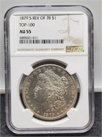 1879-S Rev Of 78 Slab Morgan Silver Dollar