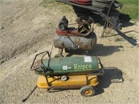 Air Compressor & Knipco Heater, Both Untested