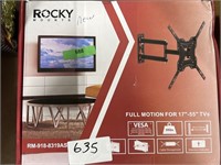 Lot of (2) Rocky Mounts Full Motion TV Mount for