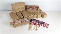 Boxes of Small American Flag