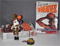 Michael Jordan Space Jam Figurine, Cereal Box, Com