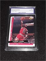Michael Jordan 1993 Upper Deck GEM MT 10 Hang Time
