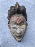 African Wood Carved Tribal Mask