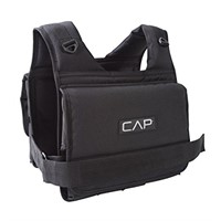 CAP Barbell Short Adjustable Weighted Vest, 20 lb