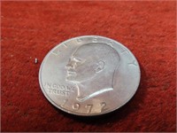 1972 $1 Eisenhower US coin.