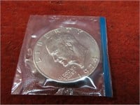 1974 $1 Eisenhower US coin. From Mint set.
