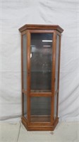 Vintage Tall Curio Cabinet