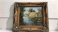 Framed & Signed Oil Painting M15D