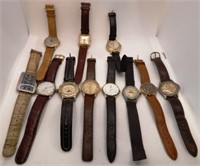 (11) Men's Wrist Watches / Watches