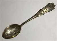 Sterling Silver Indian Spoon, Petoskey Mich.