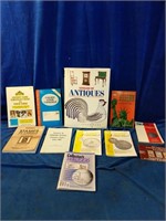 A fantastic lot of books on antiques and