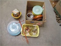 Box of Misc  Plastic & Household