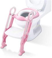 Potty Training Seat with Ladder (Pink)