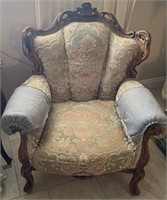 D - VICTORIAN STYLE PARLOR CHAIR (E11)