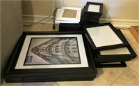 Large Collection of Black Picture Frames