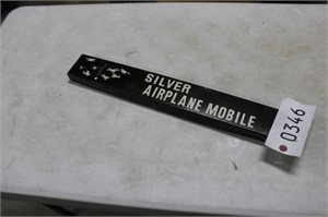 Silver Airplane Mobile