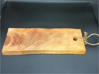 16.5” Crate & Barrel wooden serving board