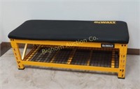 DeWalt Bench w/ Wire Grid Storage Shelf