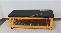 DeWalt Bench w/ Wire Grid Storage Shelf