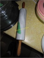 Marble rolling pin.