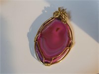 Agate Geode pendant