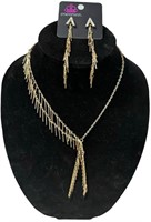 Paparazzi Fringe Necklace & Earrings Set