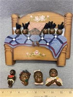 Black Americana Wall plaque and Magnets
