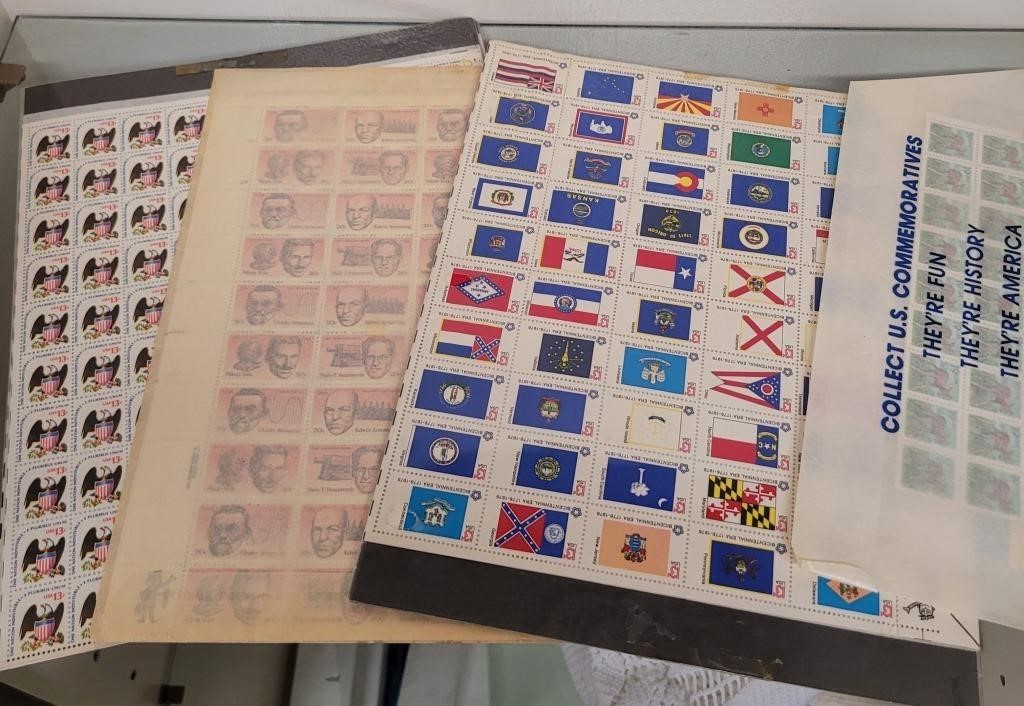 Collection of Unused United States Postage Stamps