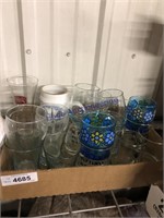 ASSORTED GLASSES, STEIN