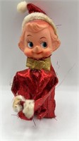 Vintage Red Sparkling Elf