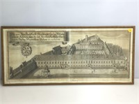 Framed Engraving “Historico topographica