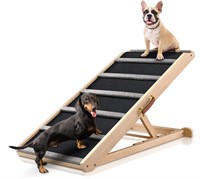 Dog Ramp for Bed - Extra Wide - Excellent Tractio
