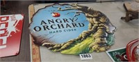 METAL ANGRY ORCHARD SIGN