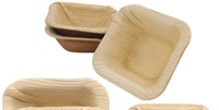 Square Palm leaf Bowls 4" \ Pk 50