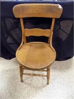 Antique?/Vintage Wood Chair 17" Seat