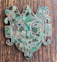Mayan Sterling Pin / Brooch