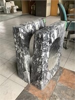 Base de table en marbre