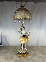 Vintage Azzolin Brothers Capodimonte figurine