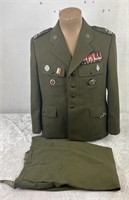 Polish Cold War Majors Tank Uniform