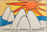 Alexander Calder Exhibition Poster Circa 1973