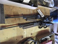 (2) BB guns & gun rack