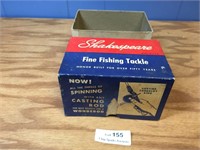 Vintage Empty Shakespeare Fishing Tackle Box Reel