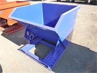 Unused 1 Yard Self Dumping Hopper